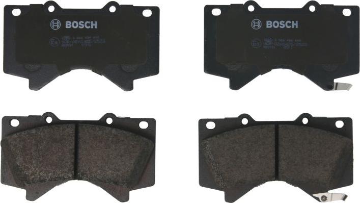 BOSCH 0 986 494 449 - Гальмівні колодки, дискові гальма autozip.com.ua
