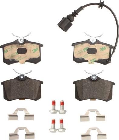 BOSCH 0 986 494 598 - Гальмівні колодки, дискові гальма autozip.com.ua