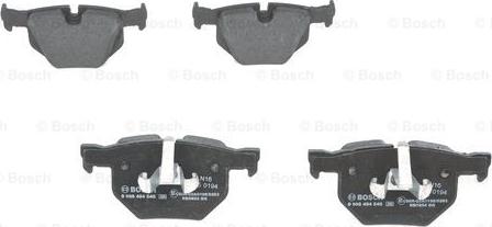 BOSCH 0 986 494 540 - Гальмівні колодки, дискові гальма autozip.com.ua