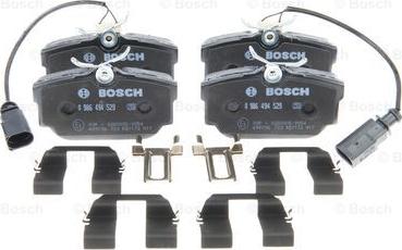 BOSCH 0 986 494 529 - Гальмівні колодки, дискові гальма autozip.com.ua