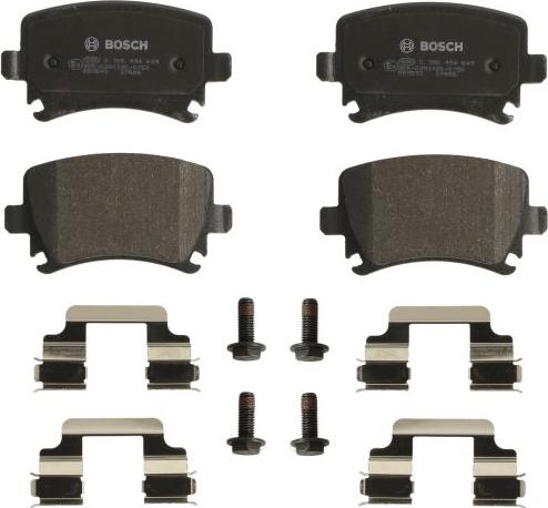 BOSCH 0 986 494 649 - Гальмівні колодки, дискові гальма autozip.com.ua