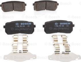 BOSCH 0 986 494 608 - Гальмівні колодки, дискові гальма autozip.com.ua