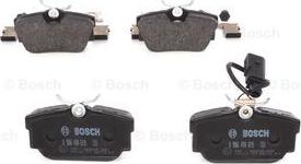 BOSCH 0 986 494 619 - Гальмівні колодки, дискові гальма autozip.com.ua