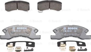 BOSCH 0 986 494 610 - Гальмівні колодки, дискові гальма autozip.com.ua