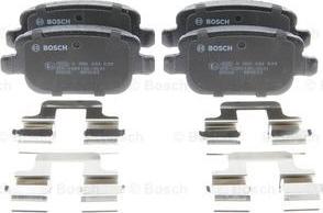 BOSCH 0 986 494 639 - Гальмівні колодки, дискові гальма autozip.com.ua