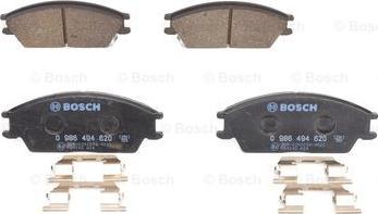 BOSCH 0 986 494 620 - Гальмівні колодки, дискові гальма autozip.com.ua