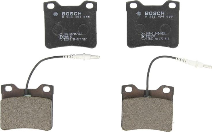 BOSCH 0 986 494 055 - Гальмівні колодки, дискові гальма autozip.com.ua