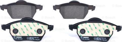 BOSCH 0 986 494 050 - Гальмівні колодки, дискові гальма autozip.com.ua