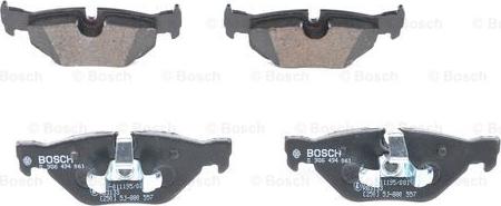 BOSCH 0 986 494 061 - Гальмівні колодки, дискові гальма autozip.com.ua