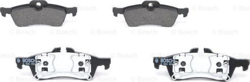 BOSCH 0 986 494 063 - Гальмівні колодки, дискові гальма autozip.com.ua