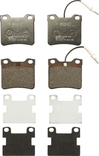 BOSCH 0 986 494 000 - Гальмівні колодки, дискові гальма autozip.com.ua