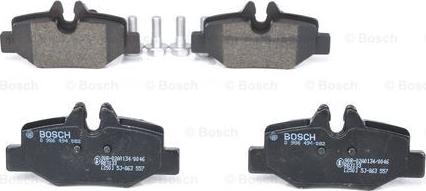 BOSCH 0 986 494 082 - Гальмівні колодки, дискові гальма autozip.com.ua