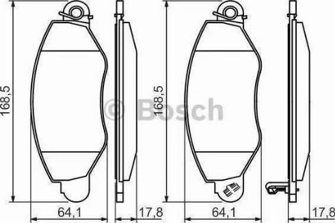 Remsa 77212 - Гальмівні колодки, дискові гальма autozip.com.ua