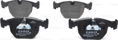 BOSCH 0 986 494 028 - Колодка торм. диск. BMW 5 E39.7 E38.X5 передн.  пр-во Bosch autozip.com.ua