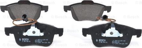 BOSCH 0 986 494 071 - Гальмівні колодки, дискові гальма autozip.com.ua