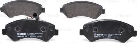 BOSCH 0 986 494 109 - Гальмівні колодки, дискові гальма autozip.com.ua