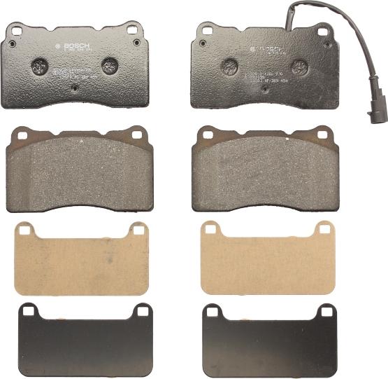 BOSCH 0 986 494 131 - Гальмівні колодки, дискові гальма autozip.com.ua