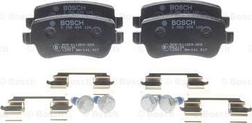 BOSCH 0 986 494 126 - Гальмівні колодки, дискові гальма autozip.com.ua