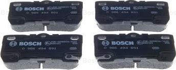 BOSCH 0 986 494 891 - Гальмівні колодки, дискові гальма autozip.com.ua