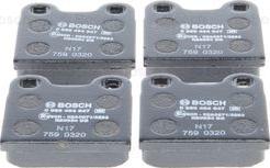 BOSCH 0 986 494 847 - Гальмівні колодки, дискові гальма autozip.com.ua