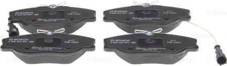 BOSCH 0 986 494 851 - Гальмівні колодки, дискові гальма autozip.com.ua