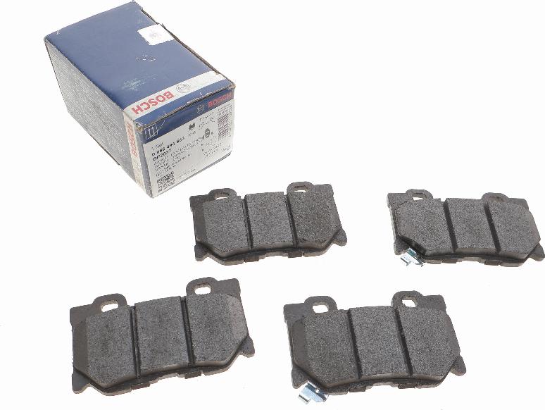 BOSCH 0 986 494 863 - Гальмівні колодки, дискові гальма autozip.com.ua