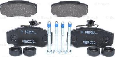 BOSCH 0 986 494 391 - Гальмівні колодки, дискові гальма autozip.com.ua