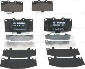 BOSCH 0 986 494 398 - Гальмівні колодки, дискові гальма autozip.com.ua