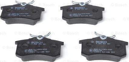 BOSCH 0 986 494 387 - Колодка гальм. диск. AUDI-PEUGEOT-RENAULT-SEAT-VW задн. вир-во Bosch autozip.com.ua