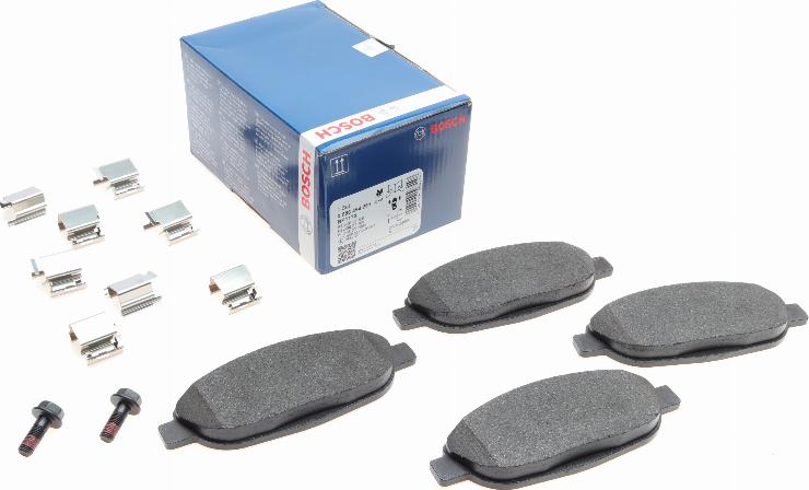 BOSCH 0 986 494 261 - Гальмівні колодки, дискові гальма autozip.com.ua