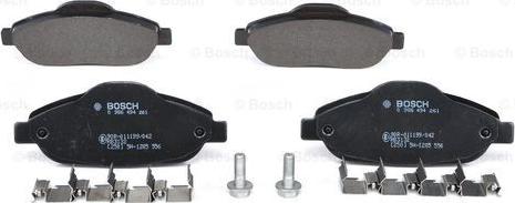 BOSCH 0 986 494 261 - Гальмівні колодки, дискові гальма autozip.com.ua