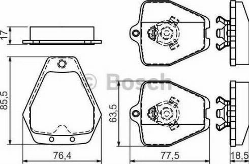 Jurid 573337J - Гальмівні колодки, дискові гальма autozip.com.ua