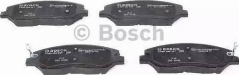 BOSCH 0 986 AB1 280 - Гальмівні колодки, дискові гальма autozip.com.ua