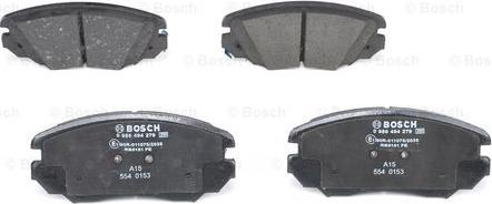 BOSCH 0 986 494 279 - Колодка торм. диск. OPEL INSIGNIA 1.6-2.8 08-.SAAB 9-5 2.0TTID 10- передн. пр-во Bosch autozip.com.ua