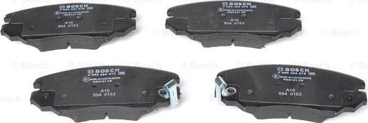 BOSCH 0 986 494 279 - Колодка торм. диск. OPEL INSIGNIA 1.6-2.8 08-.SAAB 9-5 2.0TTID 10- передн. пр-во Bosch autozip.com.ua