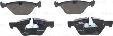 BOSCH 0 986 494 729 - Гальмівні колодки, дискові гальма autozip.com.ua