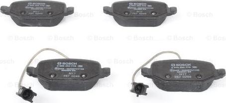 BOSCH 0 986 494 776 - Гальмівні колодки, дискові гальма autozip.com.ua