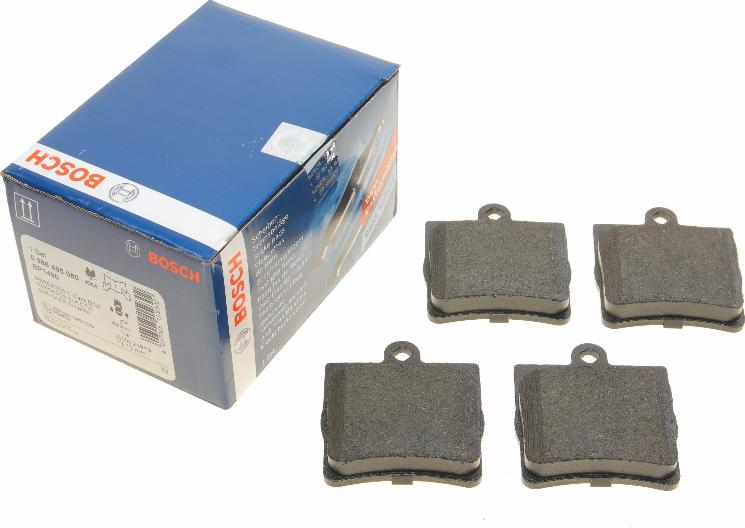 BOSCH 0 986 495 080 - Гальмівні колодки, дискові гальма autozip.com.ua