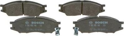 BOSCH 0 986 495 146 - Колодка торм. диск. NISSAN ALMERA 02-00- передн. пр-во Bosch autozip.com.ua