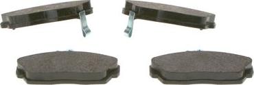 BOSCH 0 986 495 233 - Гальмівні колодки, дискові гальма autozip.com.ua