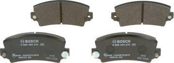 BOSCH 0 986 495 270 - Гальмівні колодки, дискові гальма autozip.com.ua