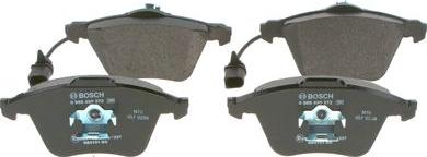 BOSCH 0 986 495 272 - Гальмівні колодки, дискові гальма autozip.com.ua