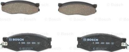 BOSCH 0 986 490 990 - Гальмівні колодки, дискові гальма autozip.com.ua