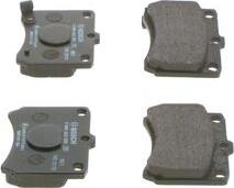 BOSCH 0 986 493 550 - Гальмівні колодки, дискові гальма autozip.com.ua