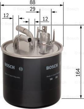 BOSCH 0 986 450 509 - Паливний фільтр autozip.com.ua