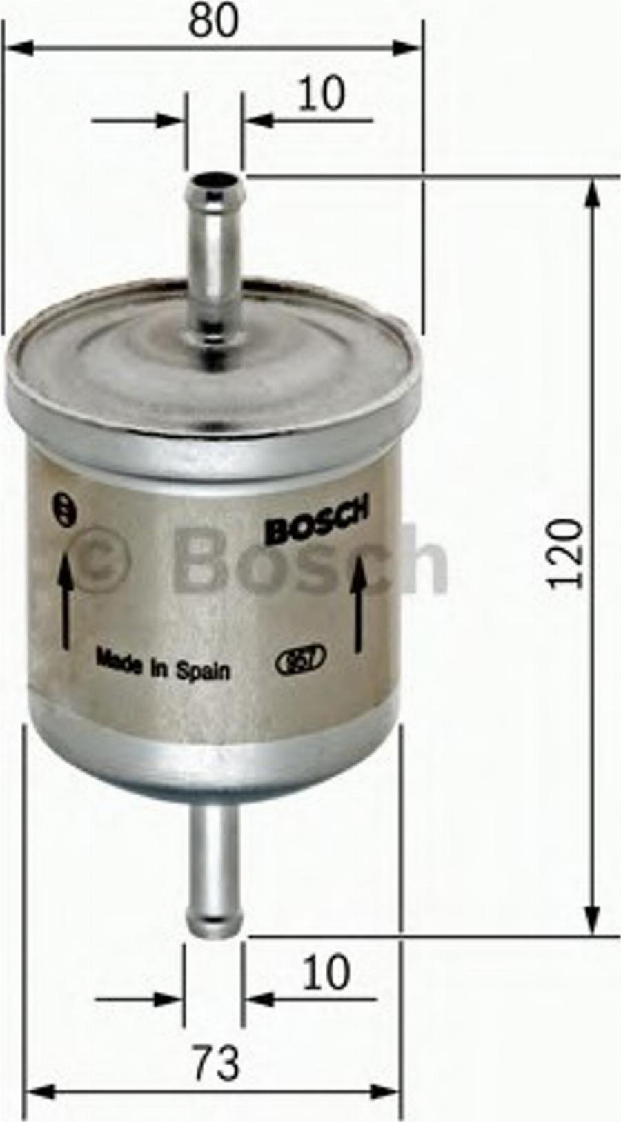 BOSCH 0 986 450 150 - Паливний фільтр autozip.com.ua