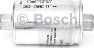BOSCH 0 986 450 124 - Паливний фільтр autozip.com.ua