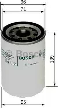 BOSCH 0 986 452 046 - Масляний фільтр autozip.com.ua