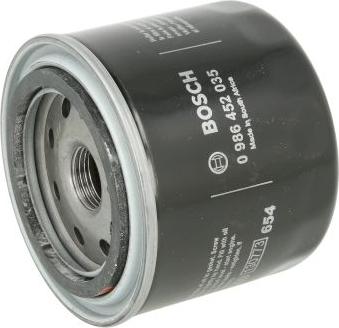 BOSCH 0 986 452 035 - Масляний фільтр autozip.com.ua