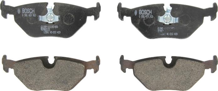 BOSCH 0 986 469 960 - Гальмівні колодки, дискові гальма autozip.com.ua